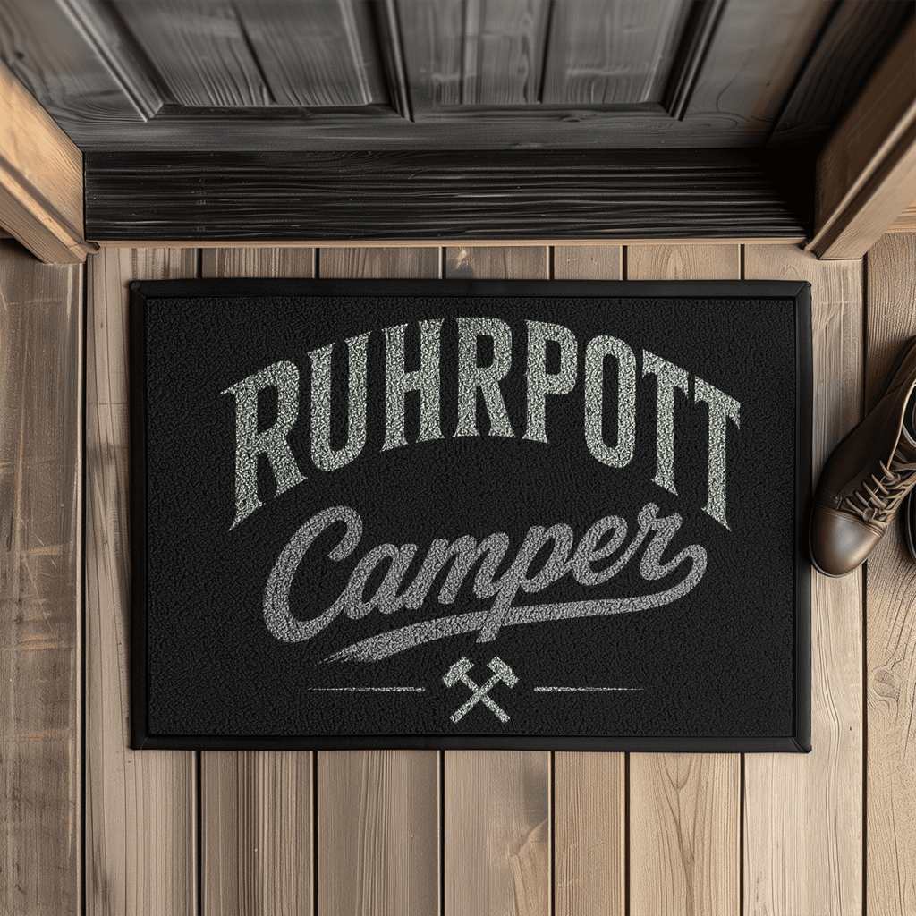 Fußmatte mit Gummirand RUHRPOTTCAMPER
