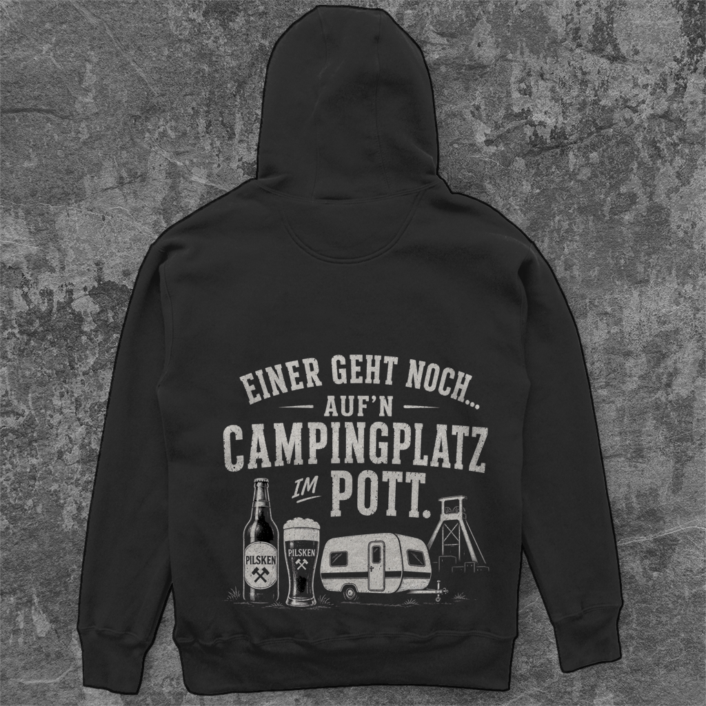 EINER GEHT NOCH RUHRPOTT CAMPER Unisex Oversize Hoodie Pottfrei