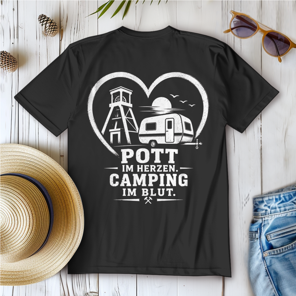 POTT IM HERZEN -Damen T-Shirt POTTFREI