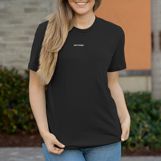 CAMPINGSTUHL STEHT - SPRITZCHEN LÄUFT - Damen T-Shirt POTTFREI