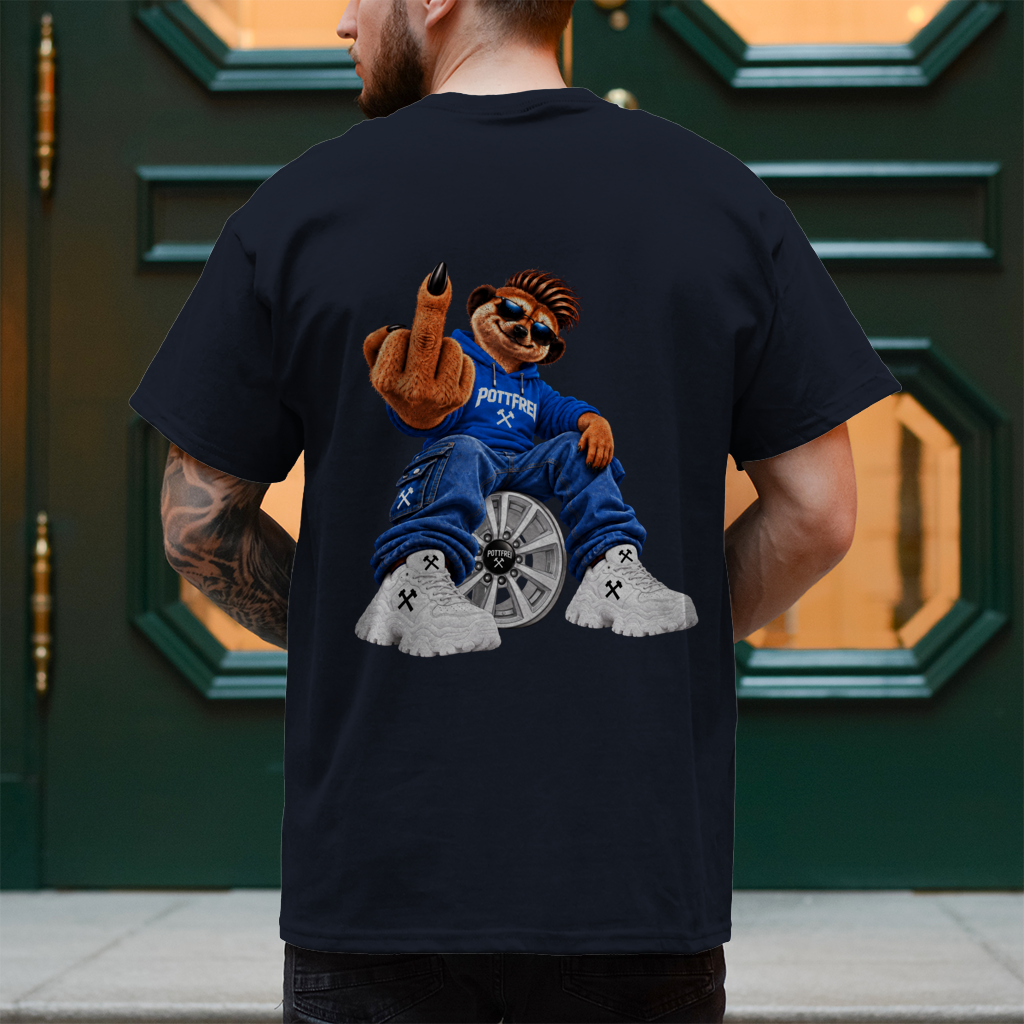 MANNI! RUHRPOTT KERL MIT HALTUNG! - T-Shirt-Herren
