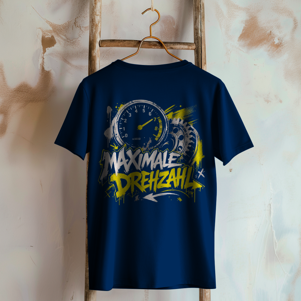 „Maximale Drehzahl“ – Damen T-Shirt ZeitBlech
