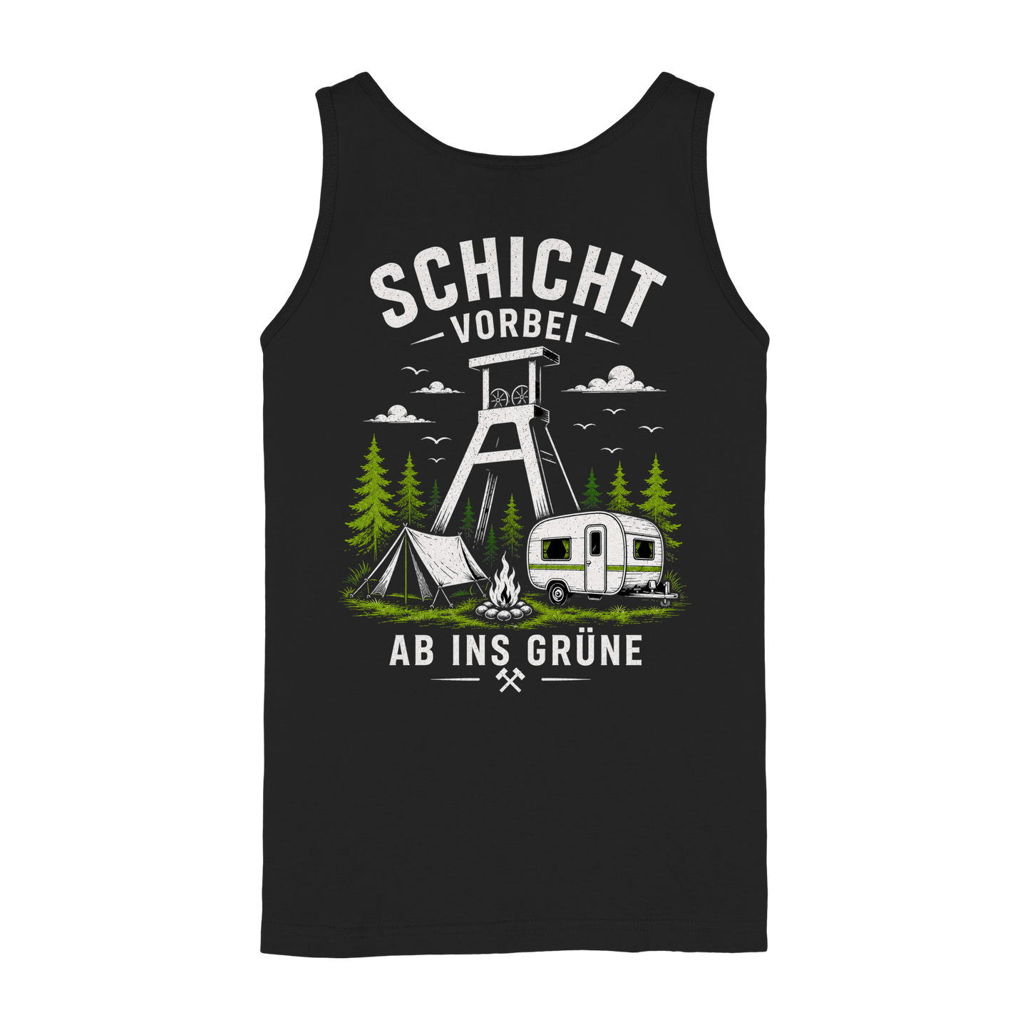 SCHICHT VORBEI AB INS GRÜNE - Ladies Tank-Top