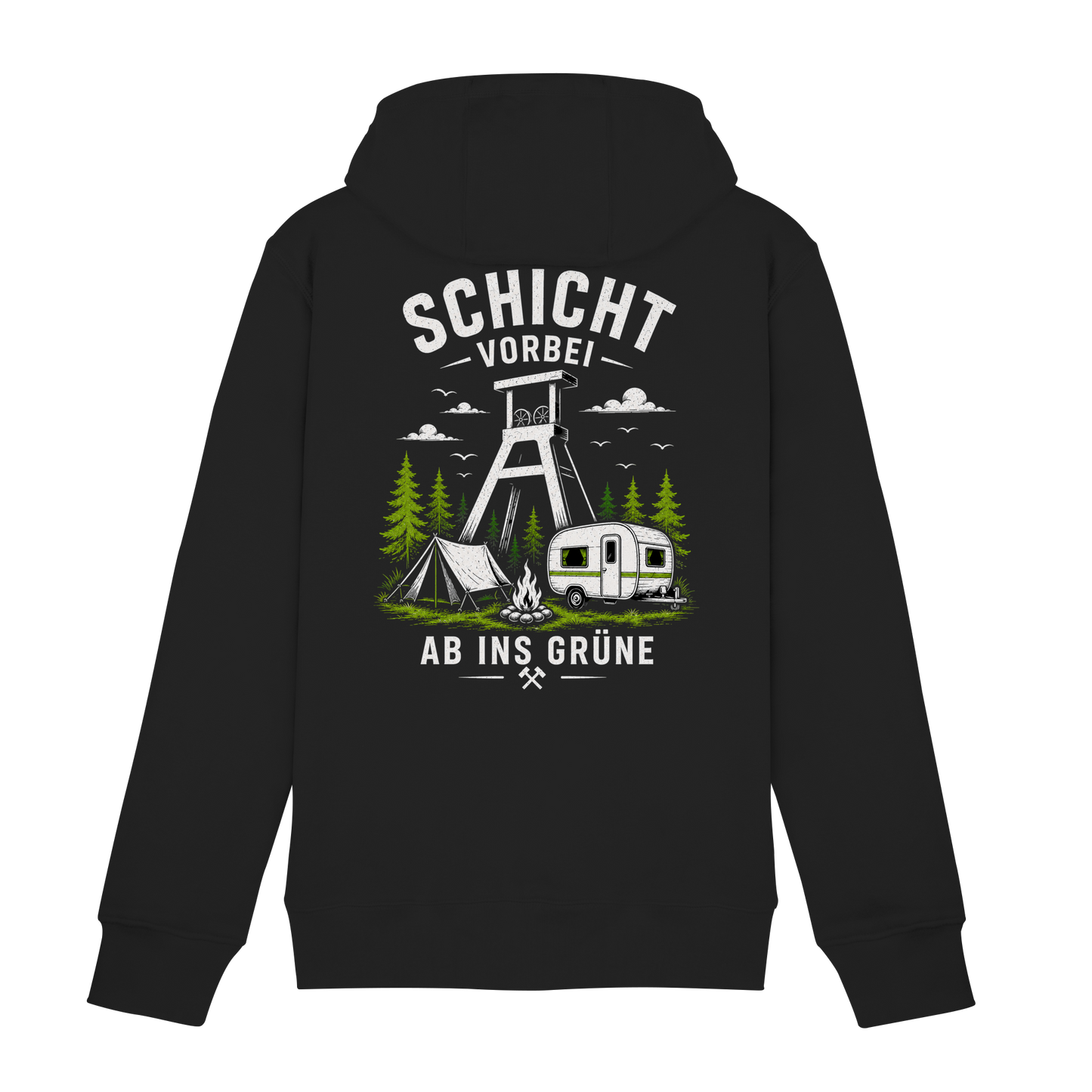 SCHICHT VORBEI AB INS GRÜNE - Zipper