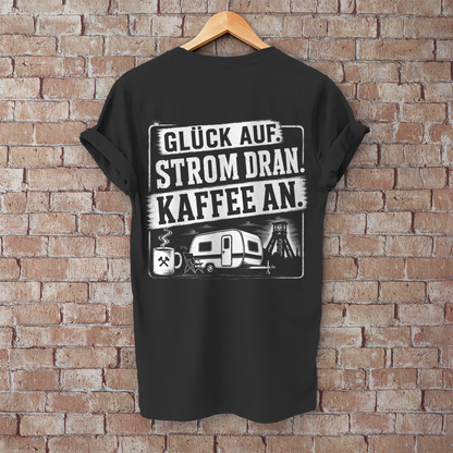 Herren T-Shirt GLÜCK AUF. STROM DRAN.