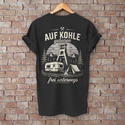 Herren T-Shirt AUF KOHLE GEBOREN
