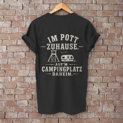 Herren T-Shirt, IM POTT ZU HAUSE