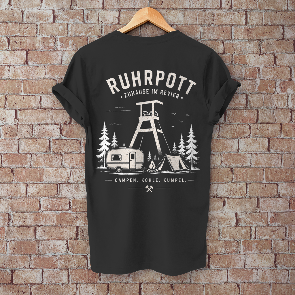 Herren T-Shirt, RUHRPOTT ZU HAUSE IM REVIER