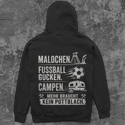 MALOCHEN FUSSBALL GUCKEN CAMPEN  Unisex Oversize Hoodie Pottfrei