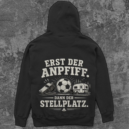 ERST DER ANPFIFF RUHRPOTTCAMPER Unisex Oversize Hoodie Pottfrei