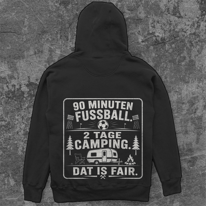 90 MINUTEN FUSSBALL RUHRPOTTCAMPER Unisex Oversize Hoodie Pottfrei