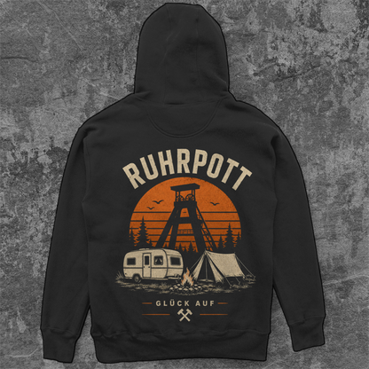 RUHRPOTT GLÜCK AUF RUHRPOTT CAMPER Unisex Oversize Hoodie Pottfrei