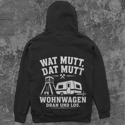 WATT MUTT, DATT MUTT RUHRPOTTCAMPER Unisex Oversize Hoodie Pottfrei