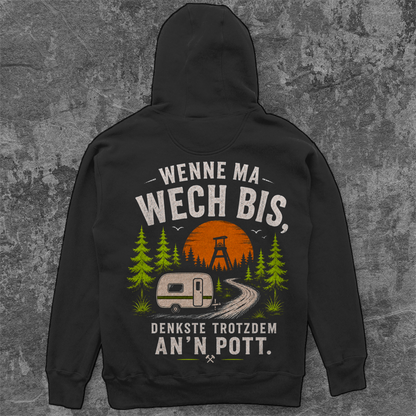 WENNE MA WECH BIS RUHRPOTTCAMPER Unisex Oversize Hoodie Pottfrei