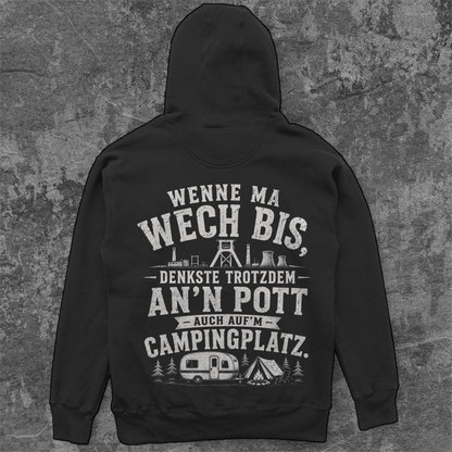 WENNE MA WECH BIS RUHRPOTT CAMPER Unisex Oversize Hoodie Pottfrei