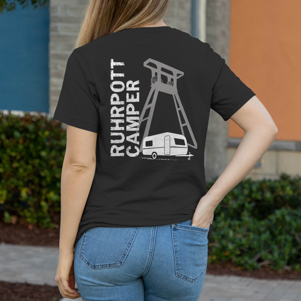 RUHRPOTT CAMPER Damen T-Shirt POTTFREI RUHRPOTTCAMPER