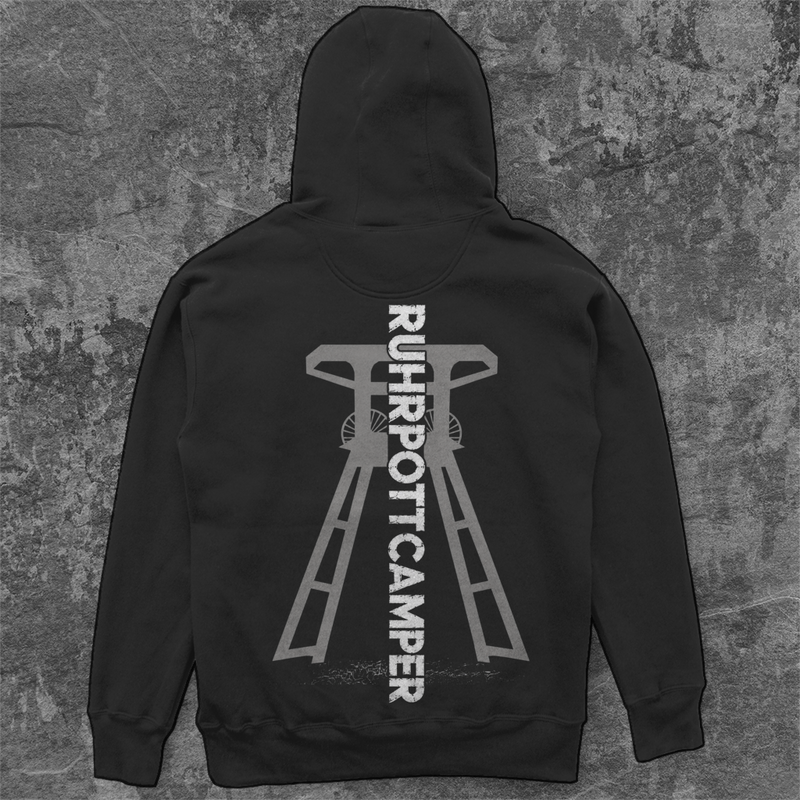 RUHRPOTTCAMPER – Förderturm - Unisex Oversize Hoodie Pottfrei