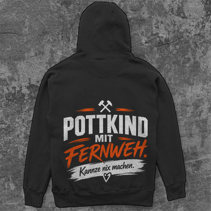 POTTKIND MIT FERNWEH – CAMPING Hoodie- Unisex Oversize Hoodie Pottfrei