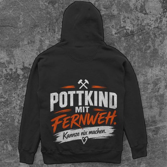 POTTKIND MIT FERNWEH – CAMPING Hoodie- Unisex Oversize Hoodie Pottfrei