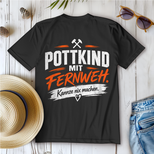 POTTKIND MIT FERNWEH – Camping T-Shirt - Damen T-Shirt POTTFREI