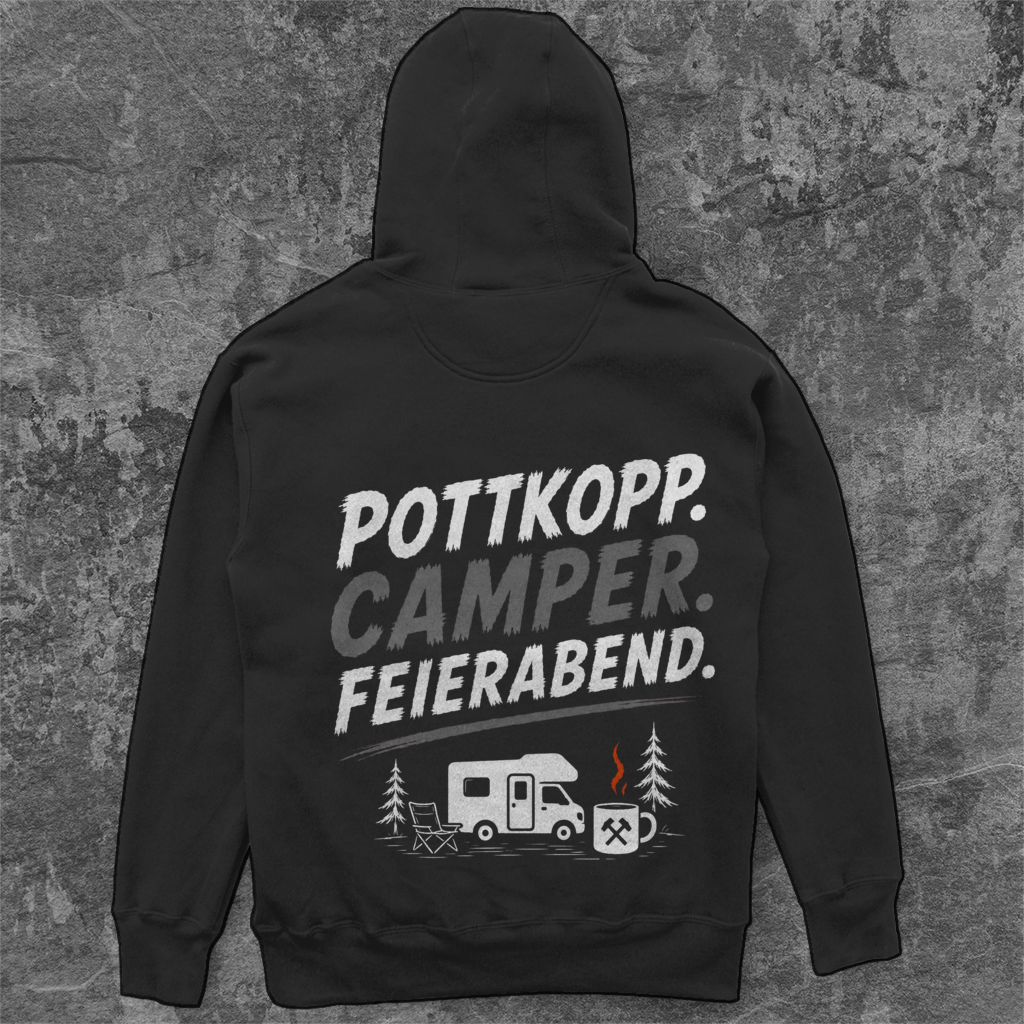 POTTKOPP. CAMPER. FEIERABEND.  Camping Unisex  Hoodie