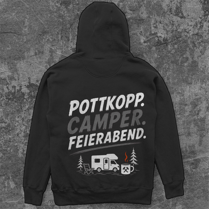 POTTKOPP. CAMPER. FEIERABEND.  Camping Unisex  Hoodie