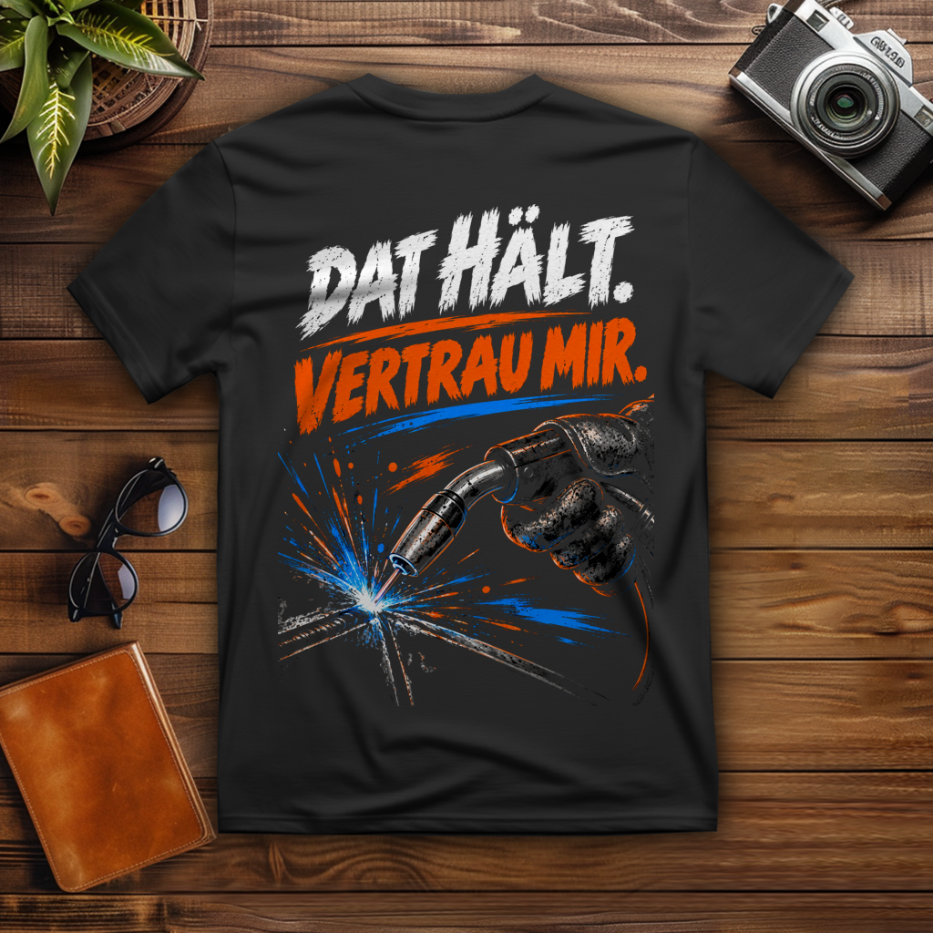 DAT HÄLT. VERTRAU MIR. - T-Shirt-Herren