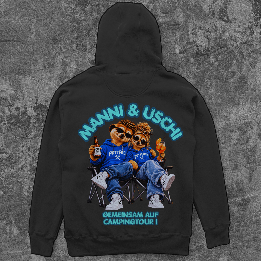 MANNI & USCHI – GEMEINSAM AUF CAMPINGTOUR! -  Camping Unisex  Hoodie