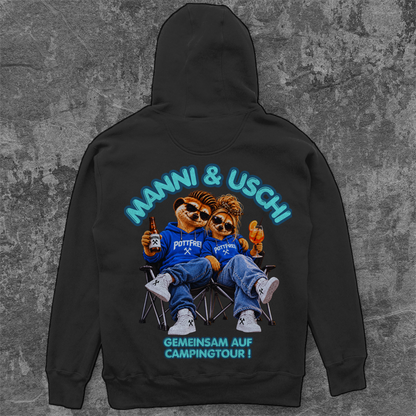MANNI & USCHI – GEMEINSAM AUF CAMPINGTOUR! -  Camping Unisex  Hoodie