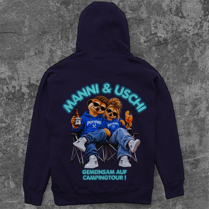 MANNI & USCHI – GEMEINSAM AUF CAMPINGTOUR! -  Camping Unisex  Hoodie