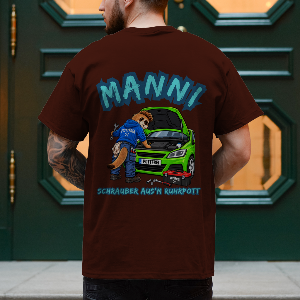 MANNI, SCHRAUBER AUS'M RUHRPOTT - T-Shirt-Herren