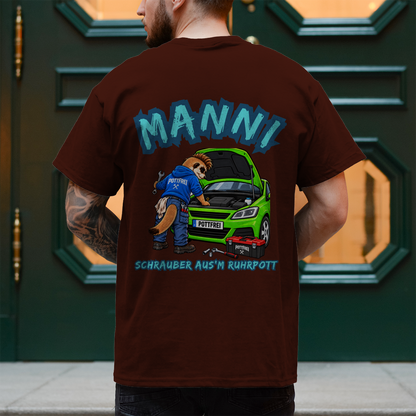 MANNI, SCHRAUBER AUS'M RUHRPOTT - T-Shirt-Herren