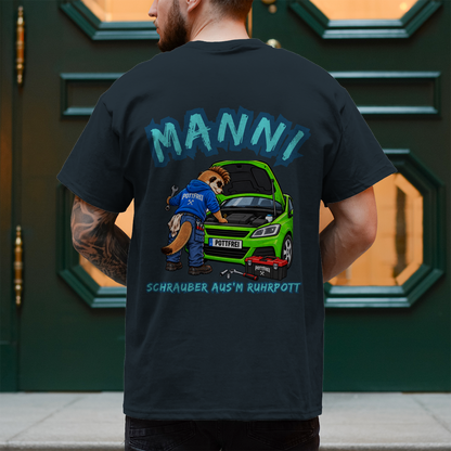 MANNI, SCHRAUBER AUS'M RUHRPOTT - T-Shirt-Herren