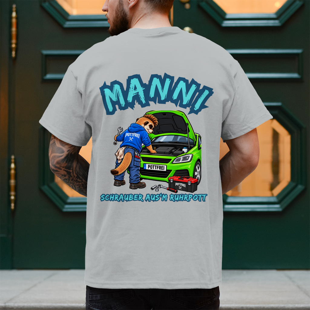 MANNI, SCHRAUBER AUS'M RUHRPOTT - T-Shirt-Herren