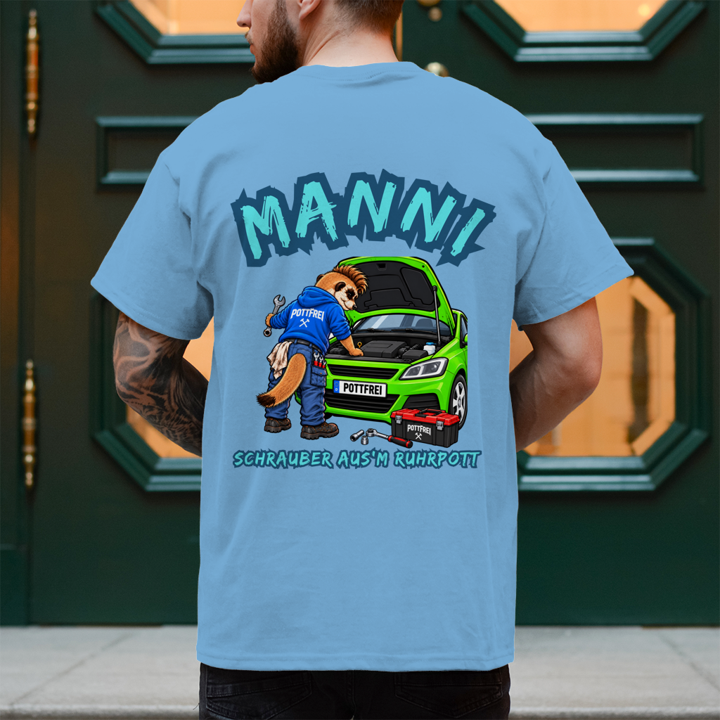 MANNI, SCHRAUBER AUS'M RUHRPOTT - T-Shirt-Herren