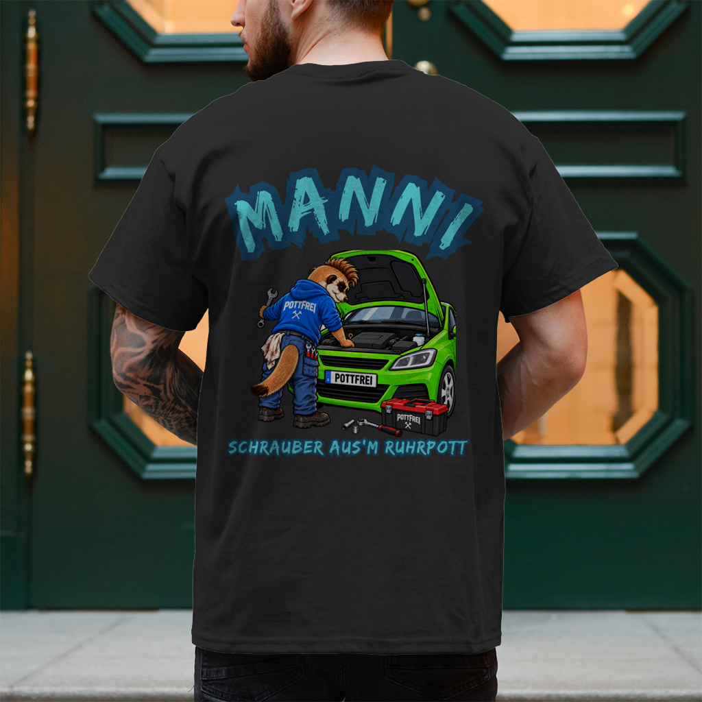 MANNI, SCHRAUBER AUS'M RUHRPOTT - T-Shirt-Herren