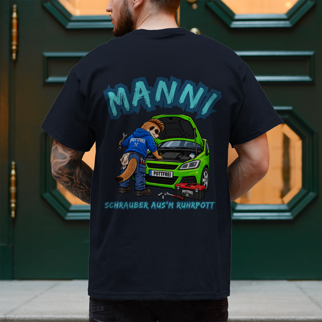 MANNI, SCHRAUBER AUS'M RUHRPOTT - T-Shirt-Herren
