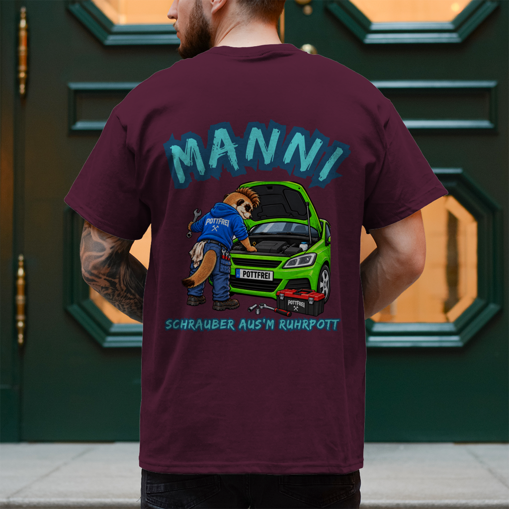 MANNI, SCHRAUBER AUS'M RUHRPOTT - T-Shirt-Herren