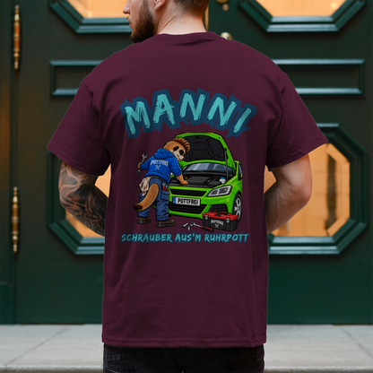 MANNI, SCHRAUBER AUS'M RUHRPOTT - T-Shirt-Herren