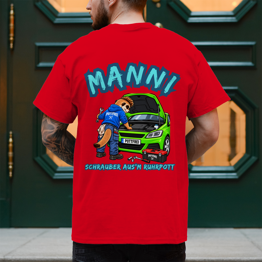 MANNI, SCHRAUBER AUS'M RUHRPOTT - T-Shirt-Herren