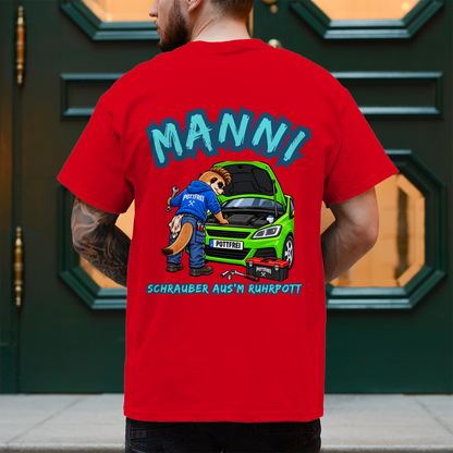MANNI, SCHRAUBER AUS'M RUHRPOTT - T-Shirt-Herren