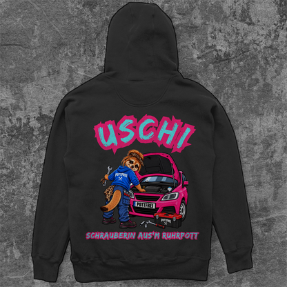 USCHI, SCHRAUBERIN AUS`M RUHRPOTT -  Camping Unisex  Hoodie