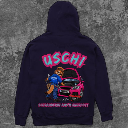 USCHI, SCHRAUBERIN AUS`M RUHRPOTT -  Camping Unisex  Hoodie