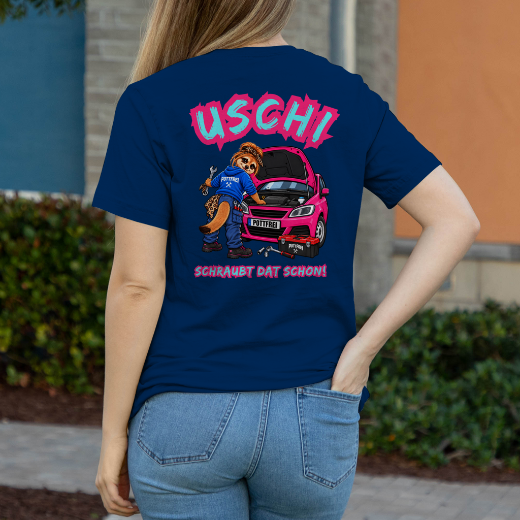 USCHI, SCHRAUBT DAT SCHON! - Schrauber Damen T-Shirt