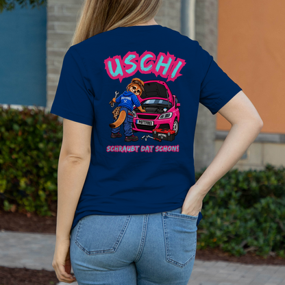 USCHI, SCHRAUBT DAT SCHON! - Schrauber Damen T-Shirt
