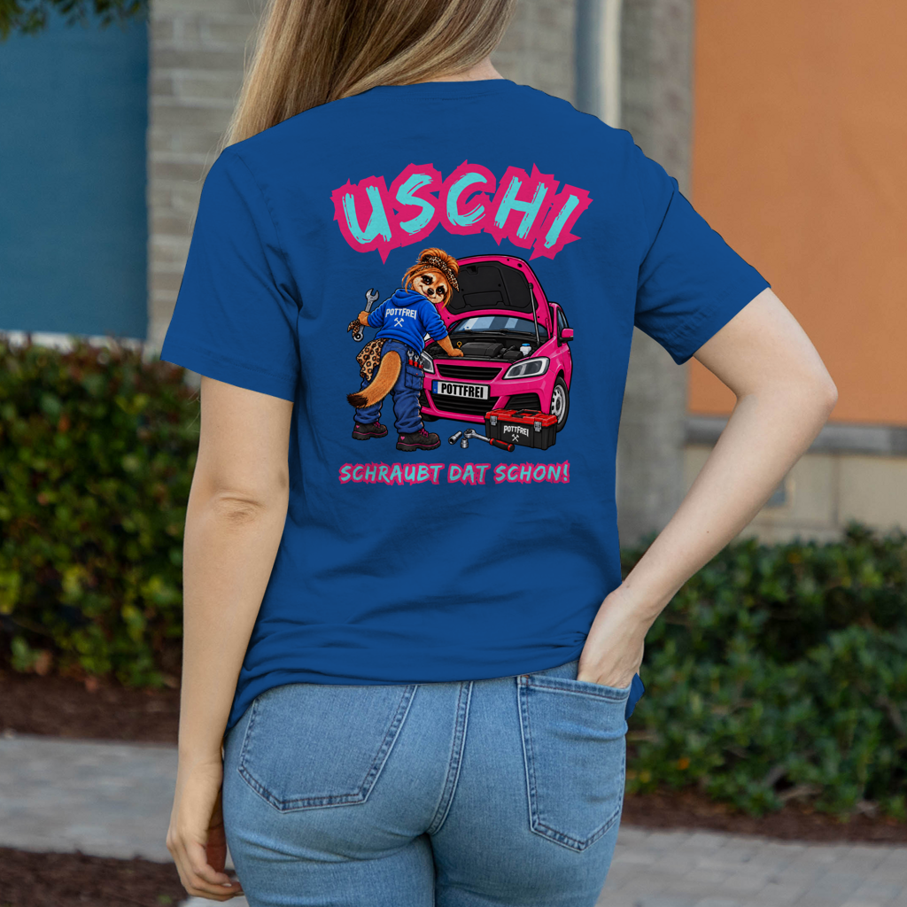 USCHI, SCHRAUBT DAT SCHON! - Schrauber Damen T-Shirt