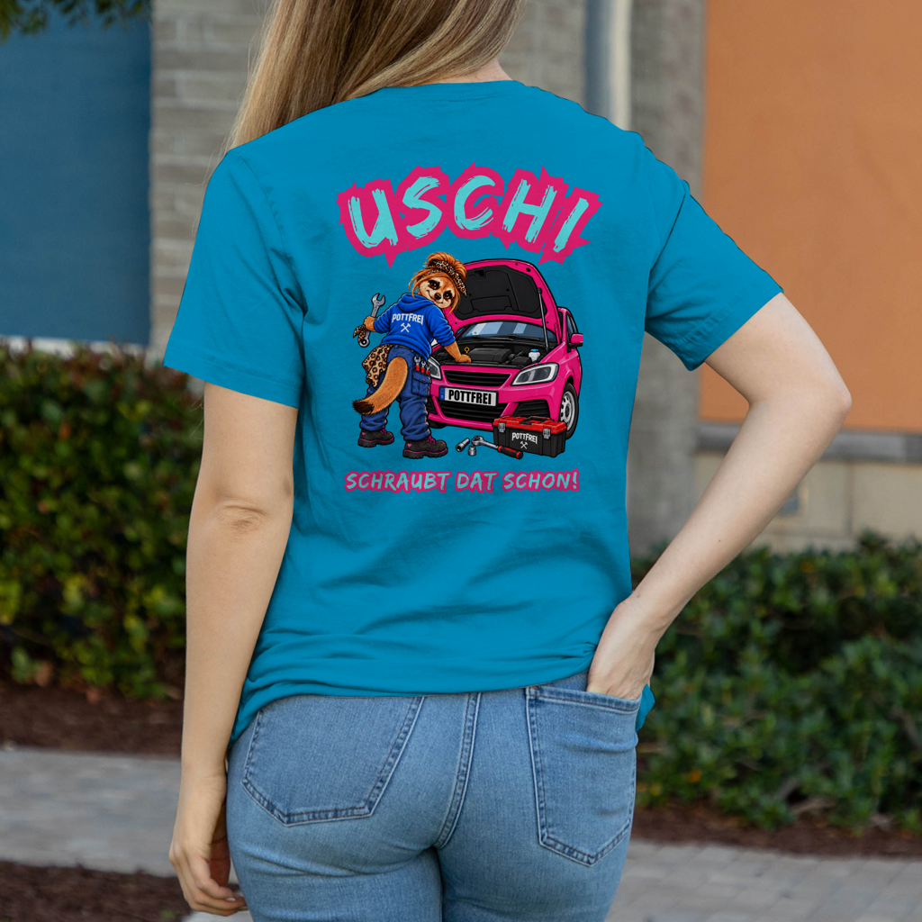 USCHI, SCHRAUBT DAT SCHON! - Schrauber Damen T-Shirt