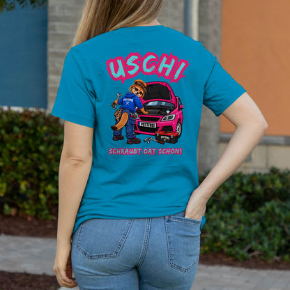 USCHI, SCHRAUBT DAT SCHON! - Schrauber Damen T-Shirt