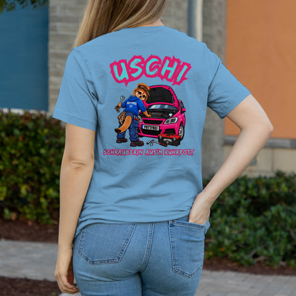 USCHI, SCHRAUBERIN AUS`M RUHRPOTT - Damen T-Shirt POTTFREI