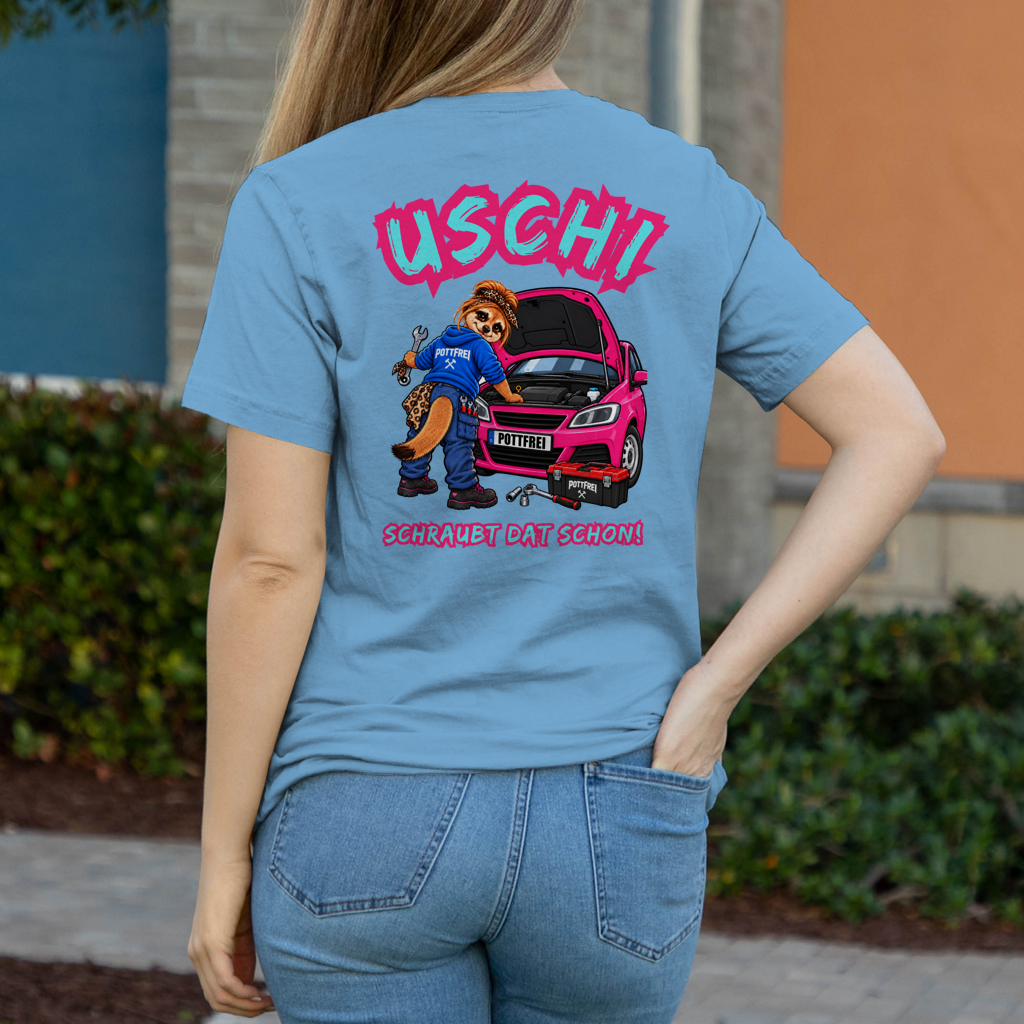 USCHI, SCHRAUBT DAT SCHON! - Schrauber Damen T-Shirt